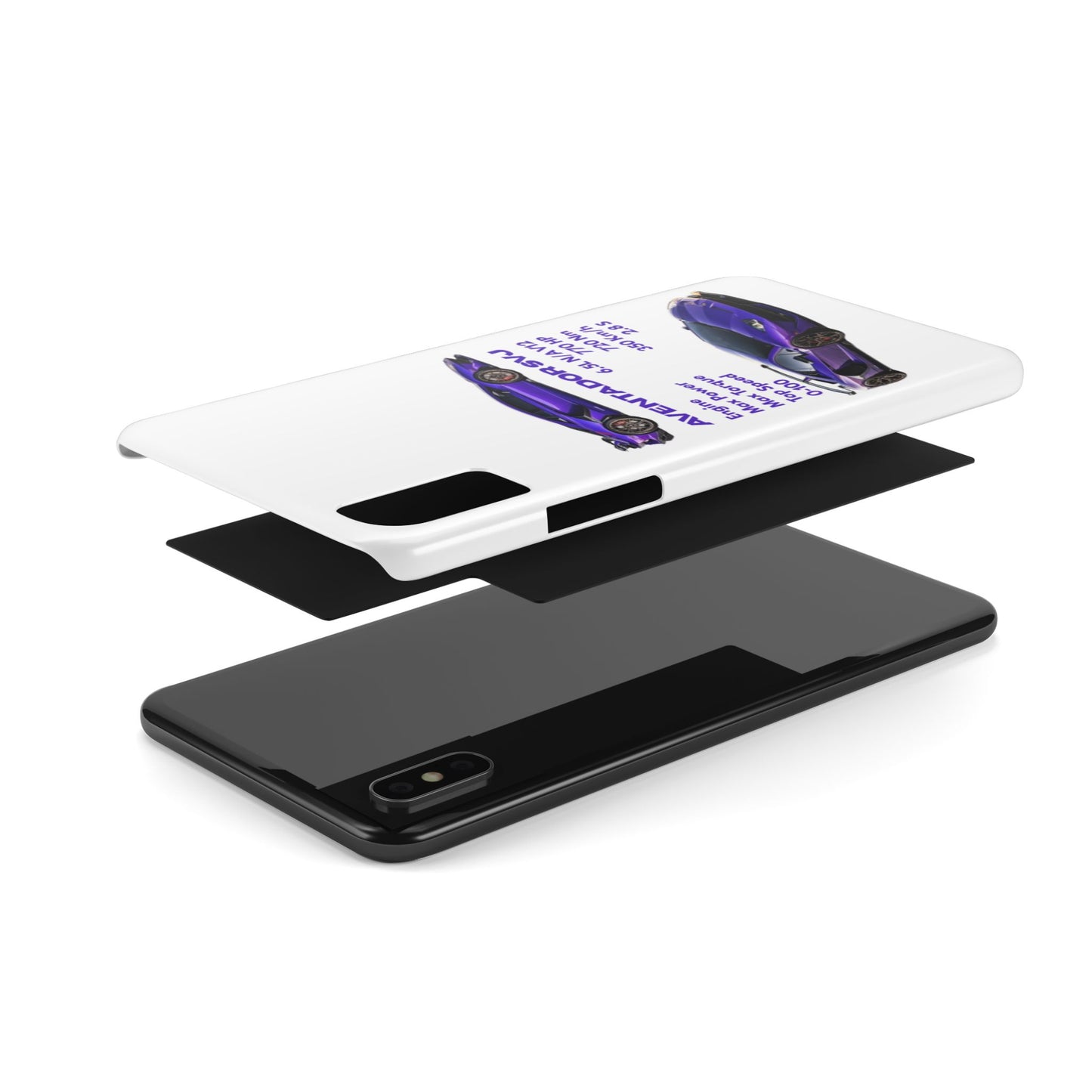 Purple Lamborghini Aventador SVJ Phone Case