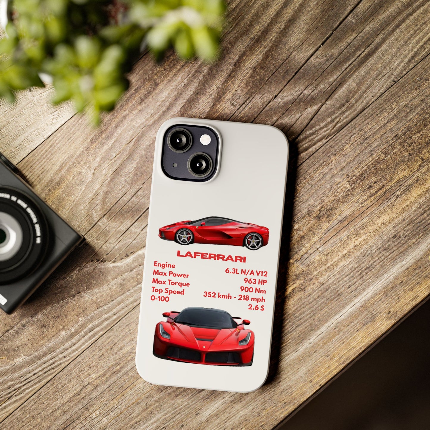 Red Ferrari LaFerrari Phone Case