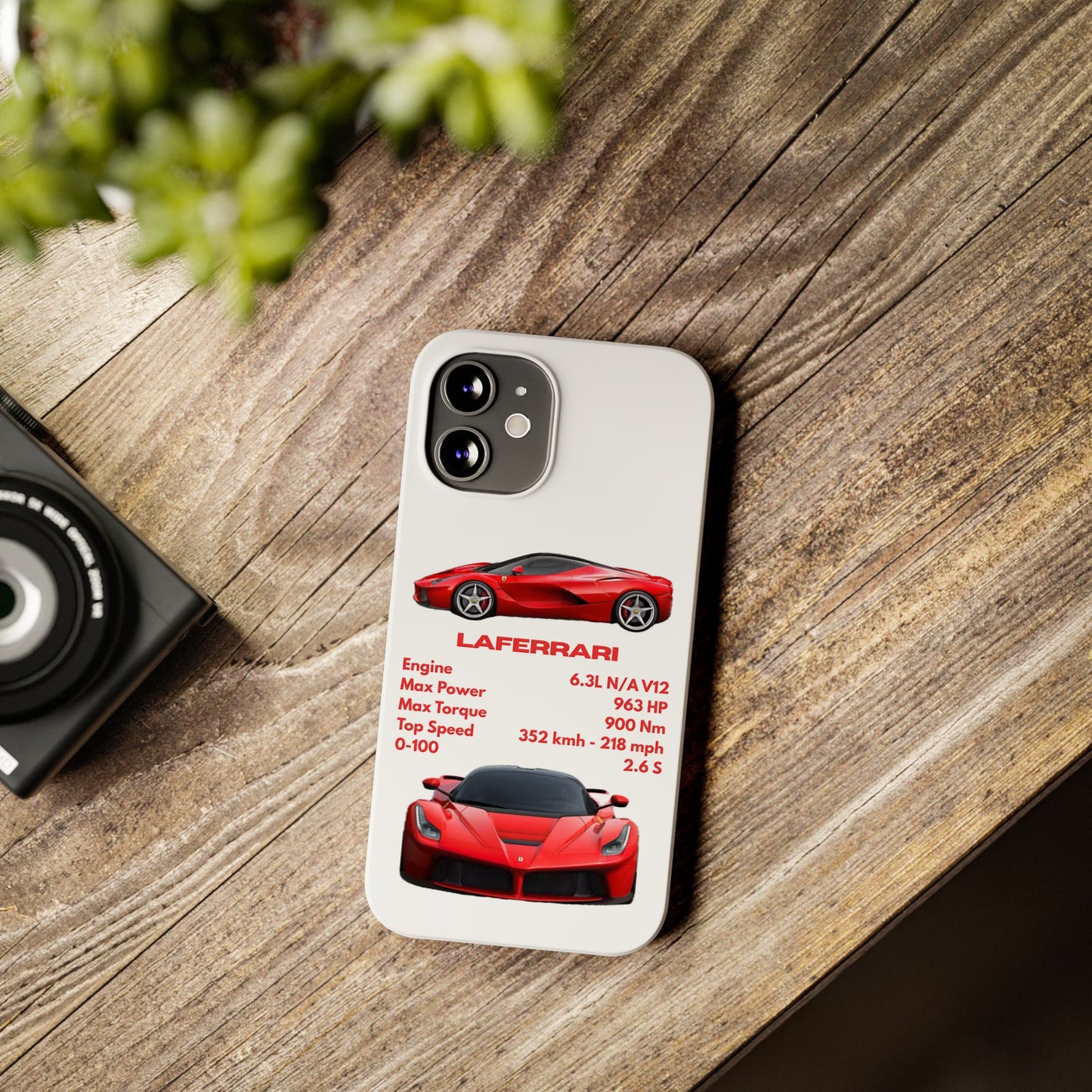 Red Ferrari LaFerrari Phone Case