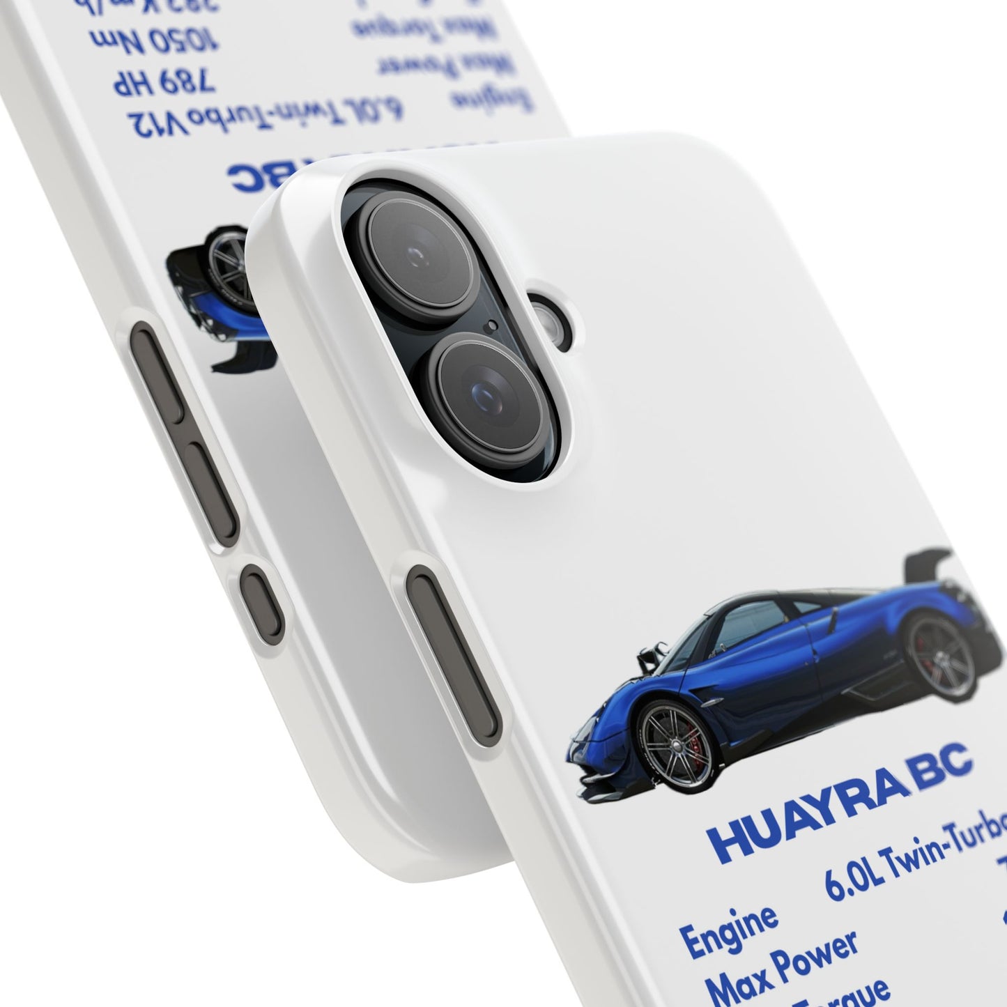 Blue Pagani Huayra BC Phone Case