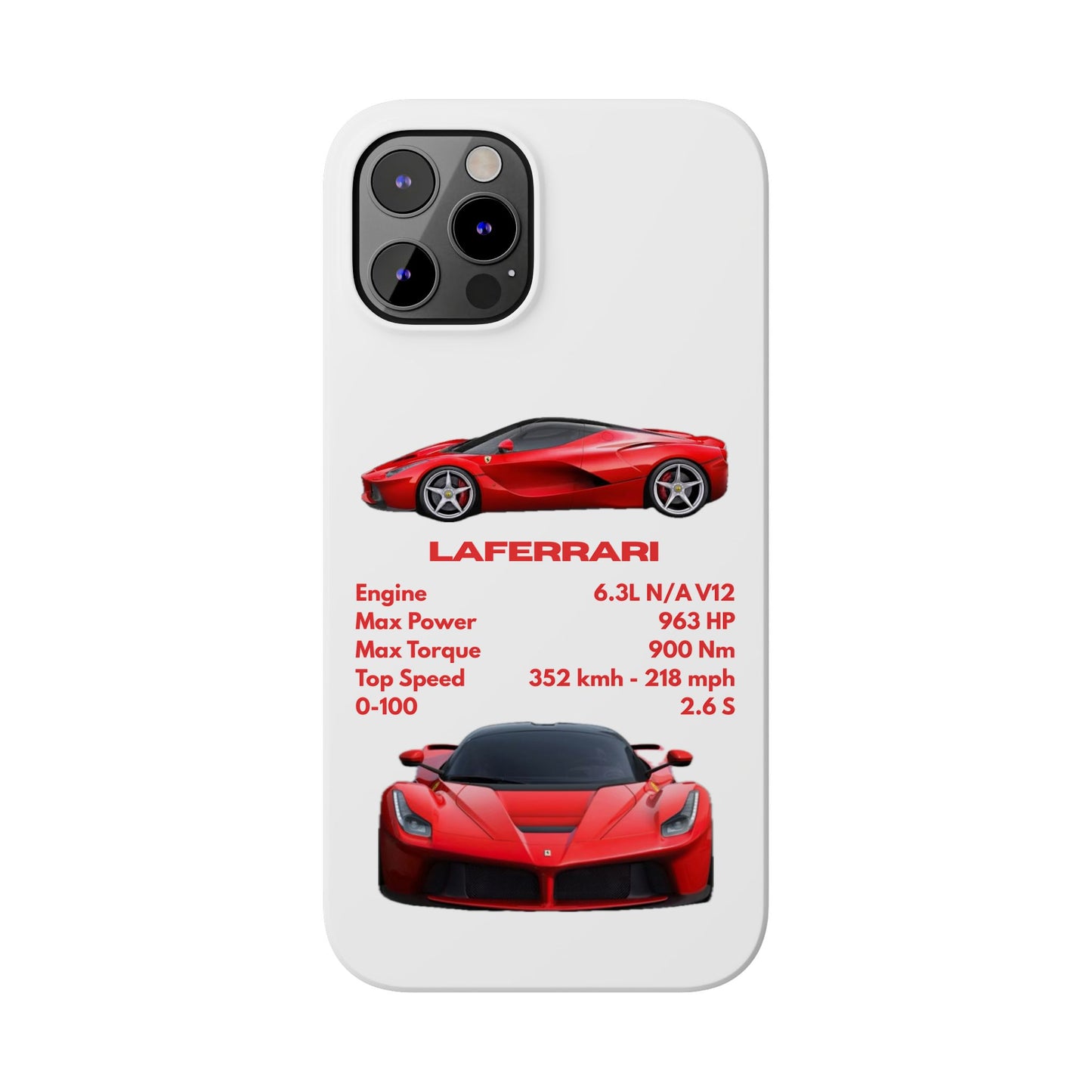 Red Ferrari LaFerrari Phone Case