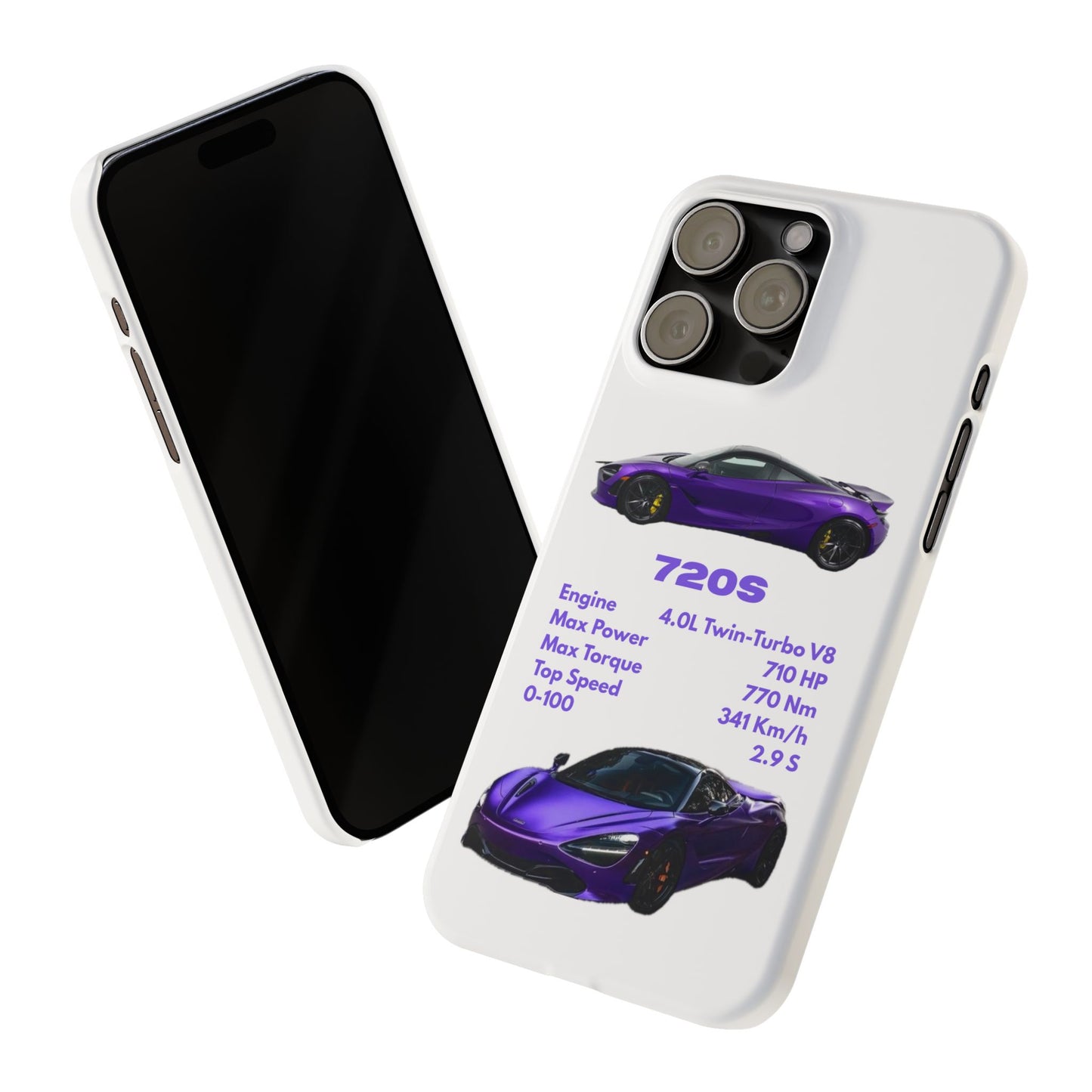 Purple McLaren 720S Phone Case