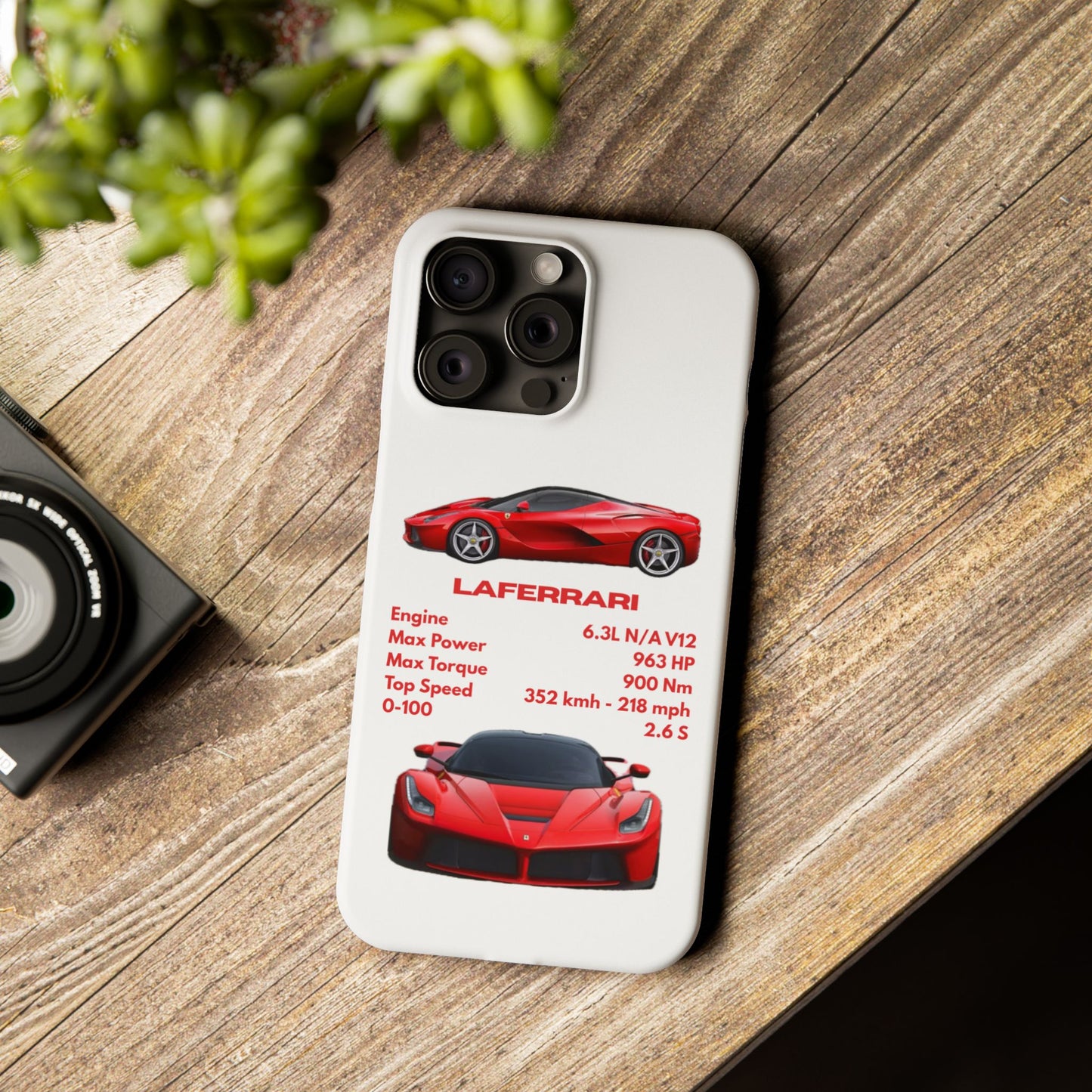 Red Ferrari LaFerrari Phone Case