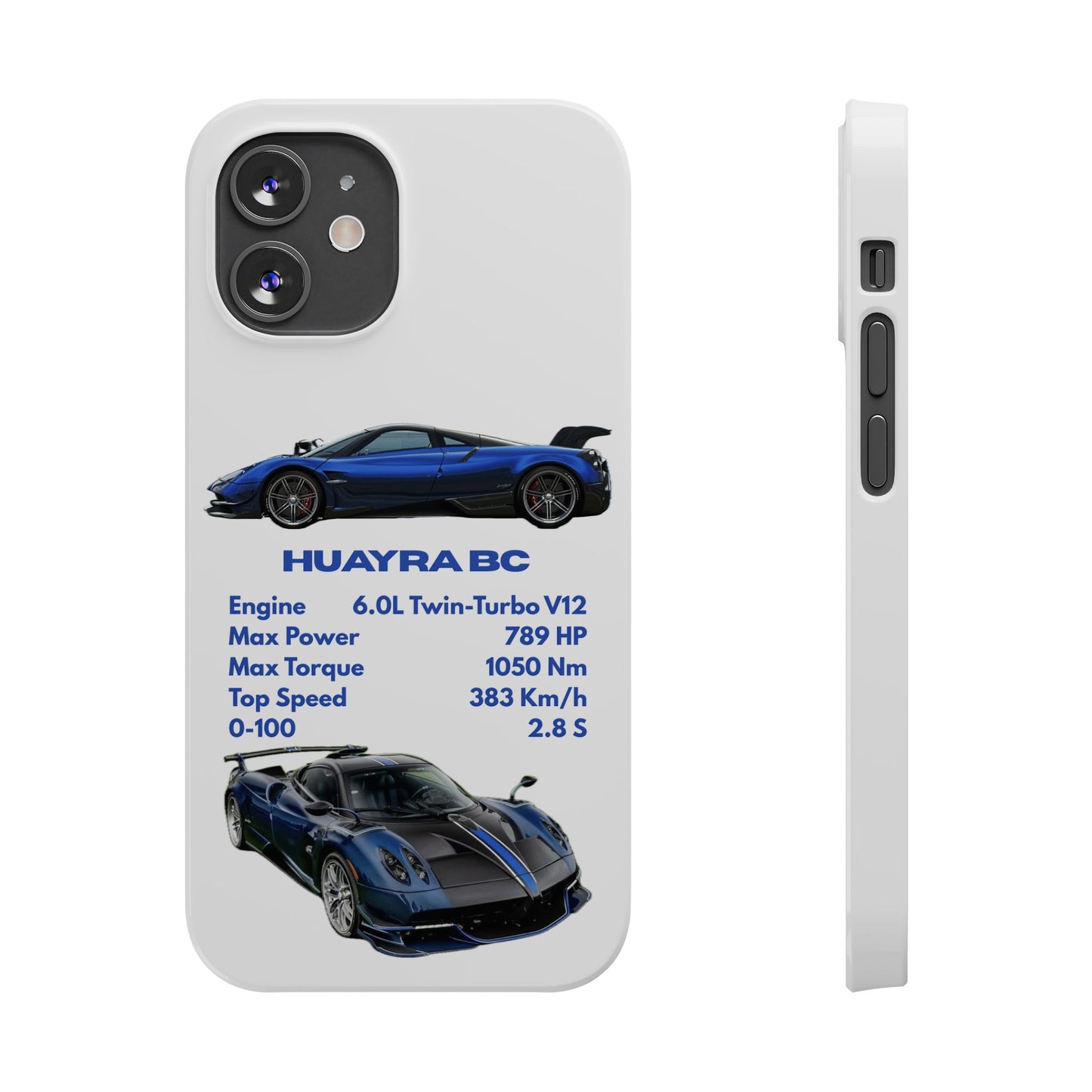 Blue Pagani Huayra BC Phone Case