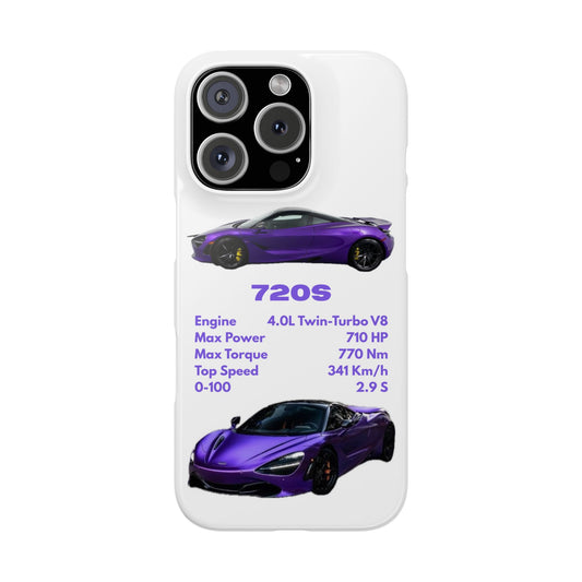 Purple McLaren 720S Phone Case