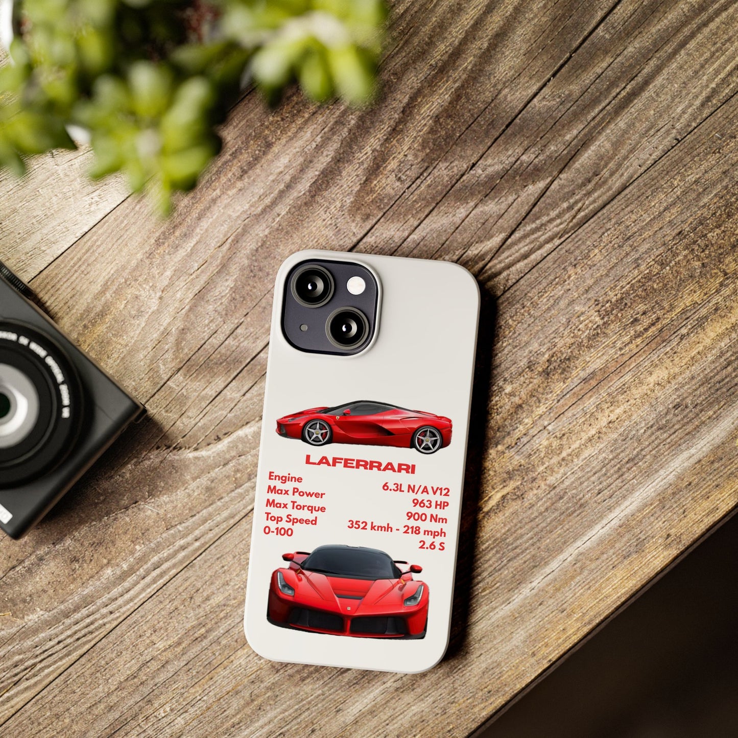 Red Ferrari LaFerrari Phone Case
