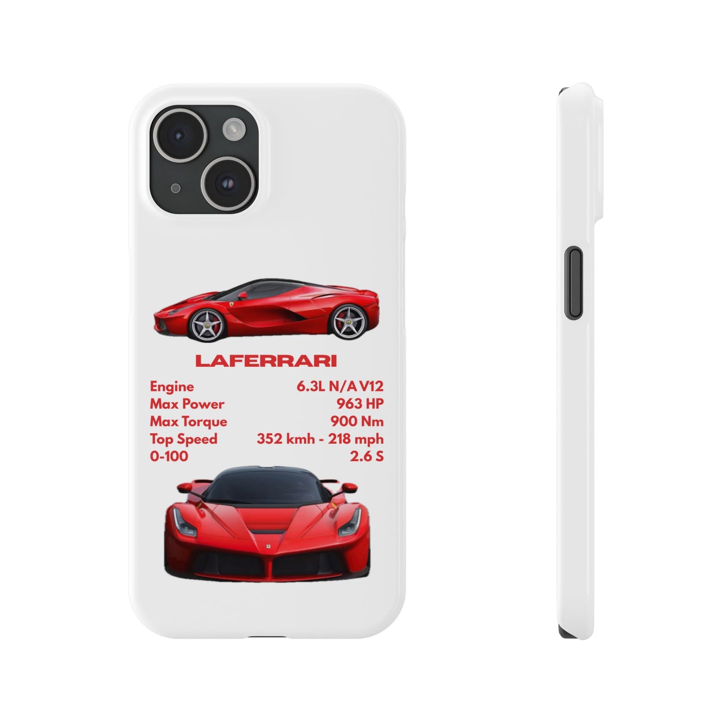 Red Ferrari LaFerrari Phone Case