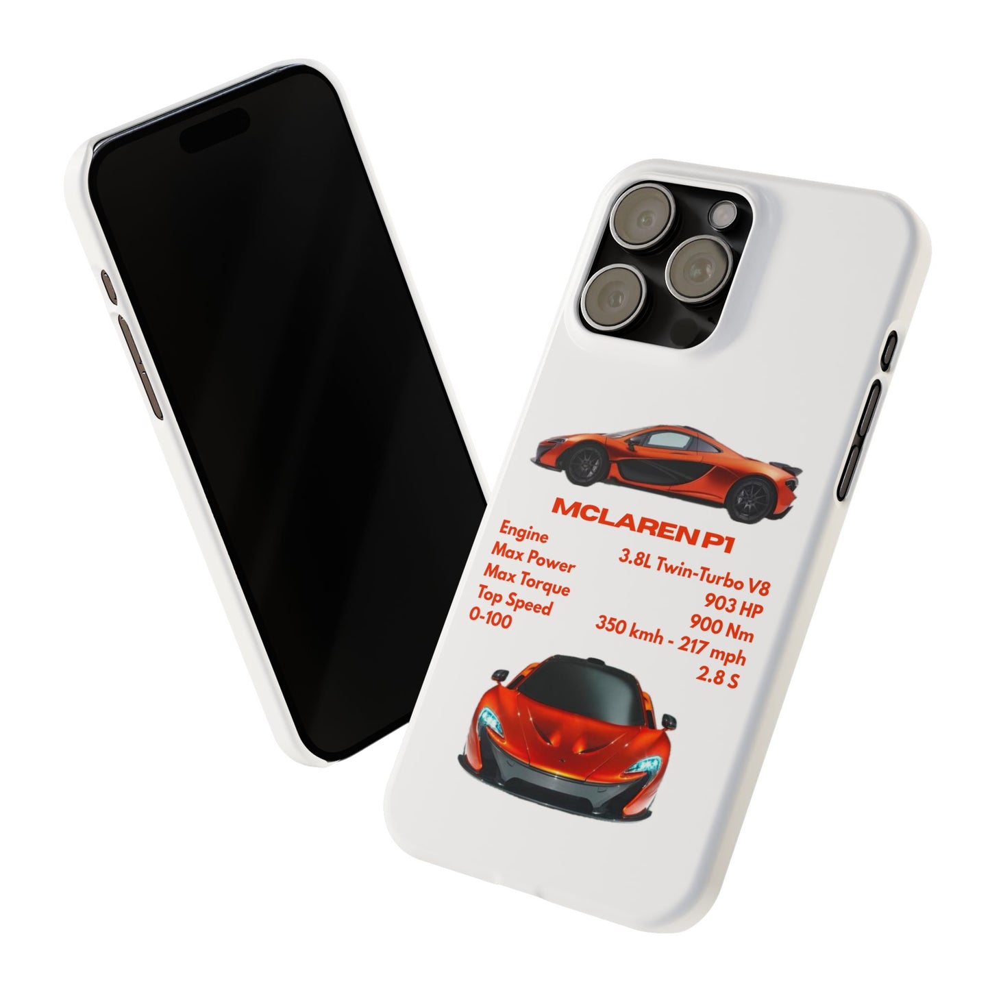 Orange McLaren P1 Phone Case