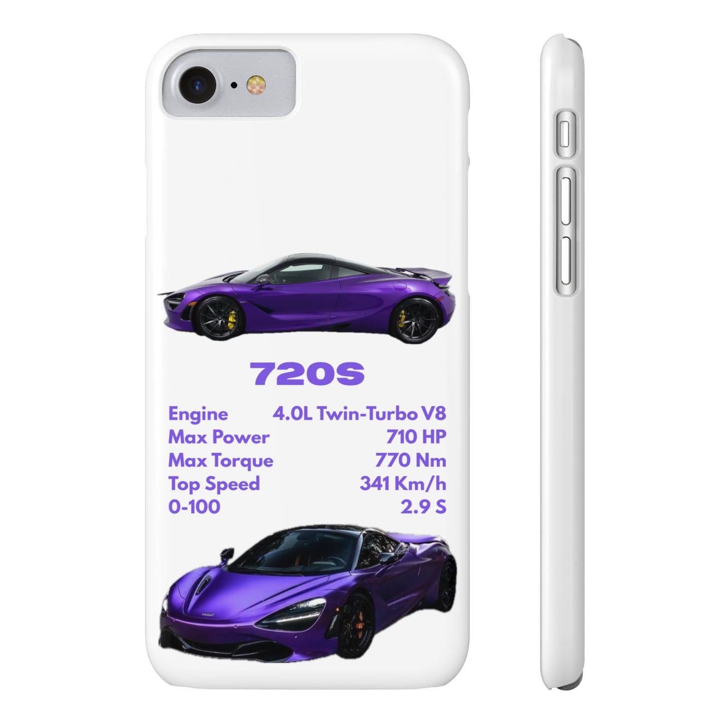 Purple McLaren 720S Phone Case