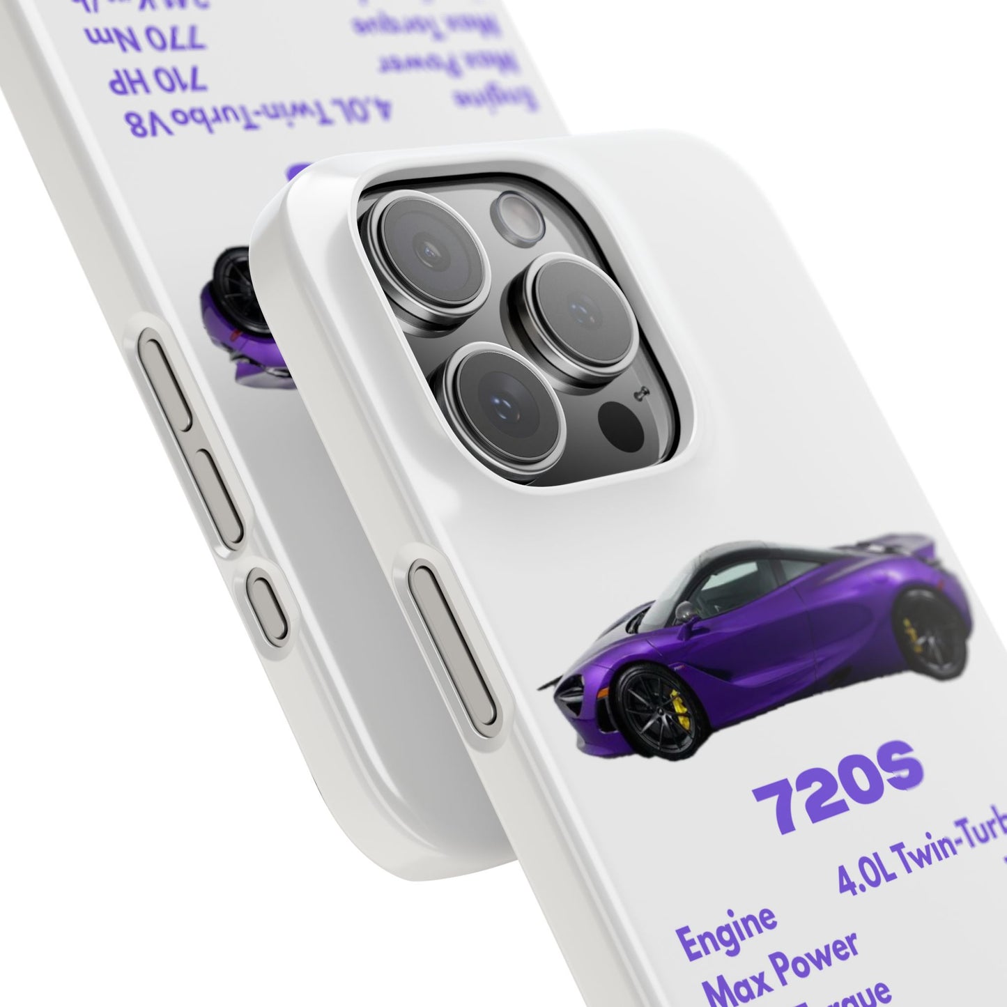 Purple McLaren 720S Phone Case