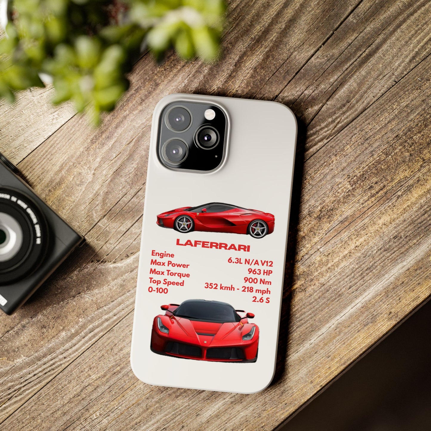 Red Ferrari LaFerrari Phone Case